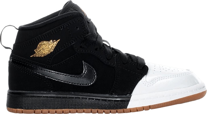 Youth Air Jordan 1 Mid GP Dipped Toe 640737 021 640737 021 Novelship