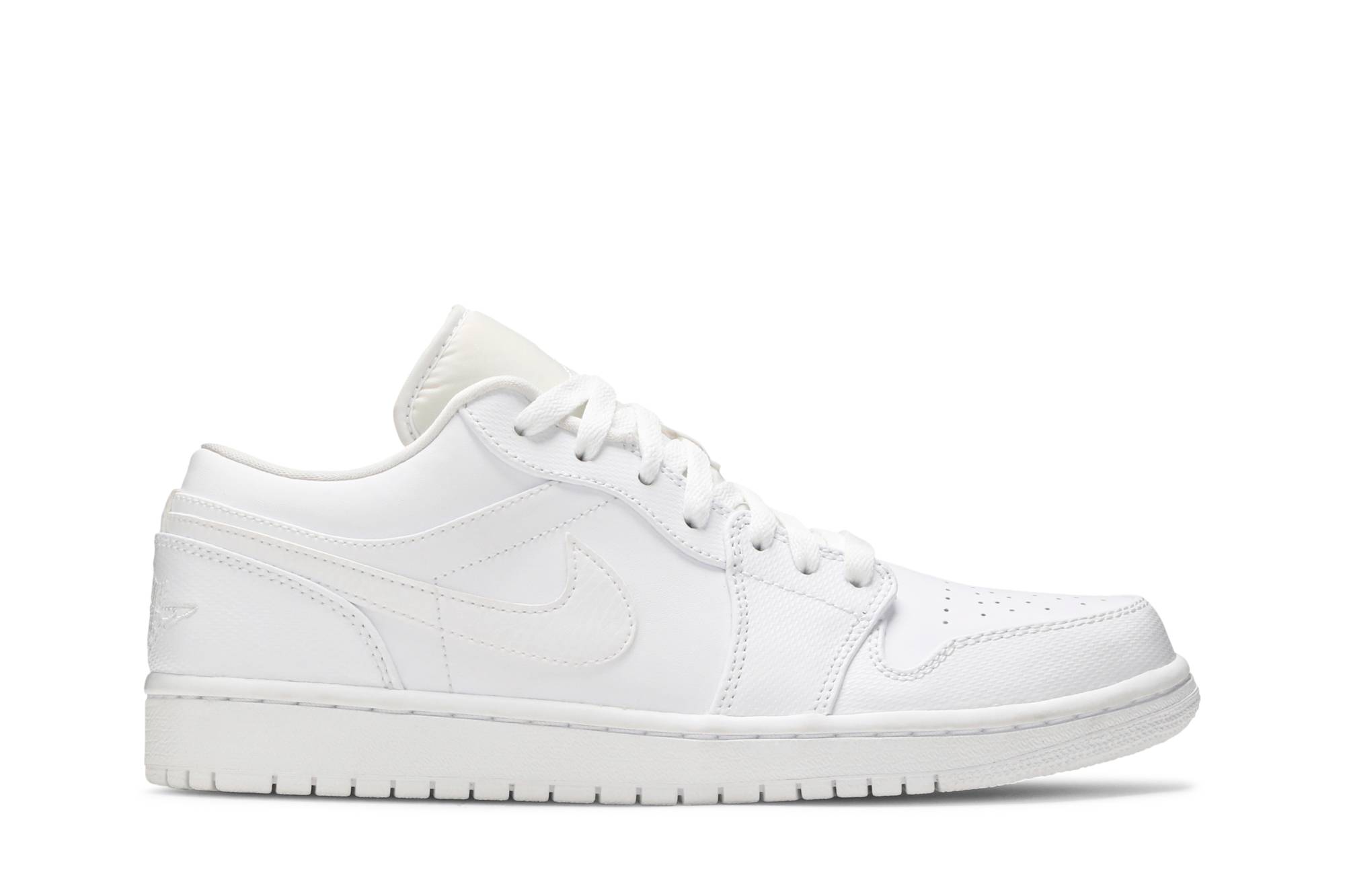 retro 1 low triple white