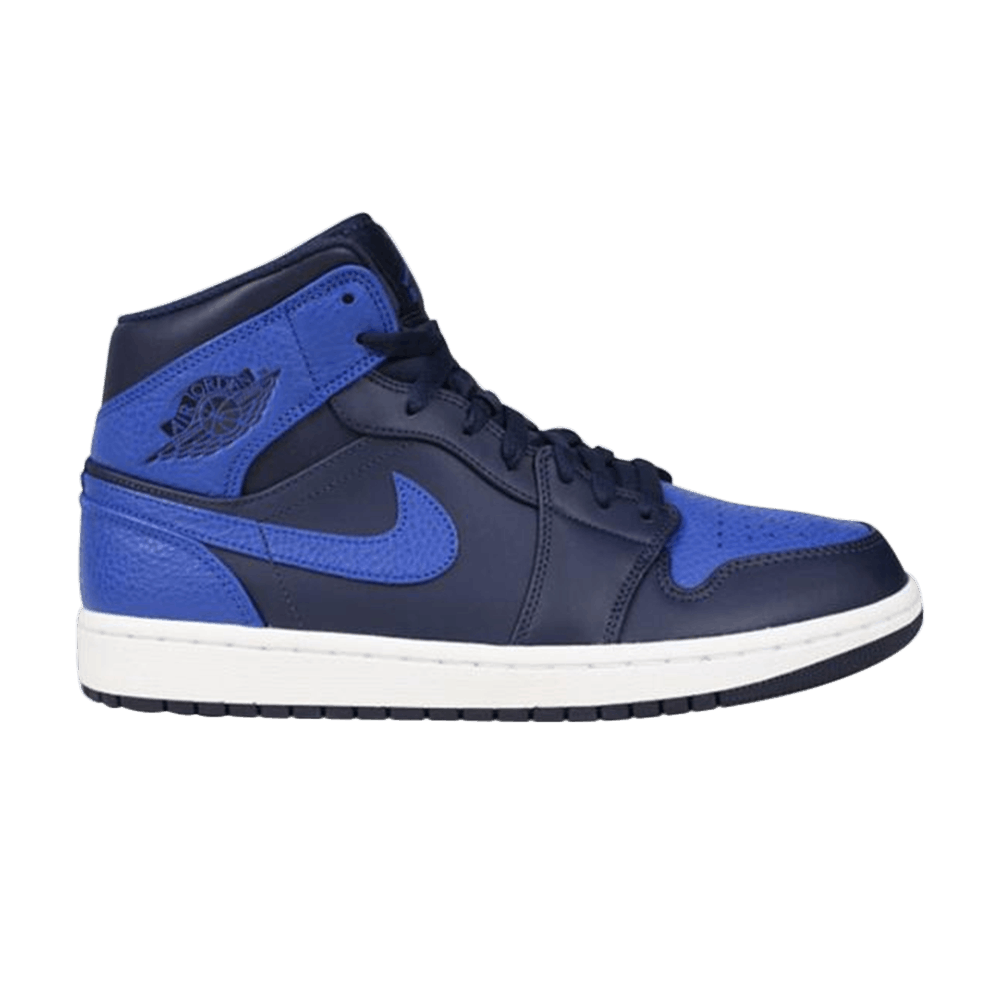 nike air jordan 1 retro mid obsidian royal