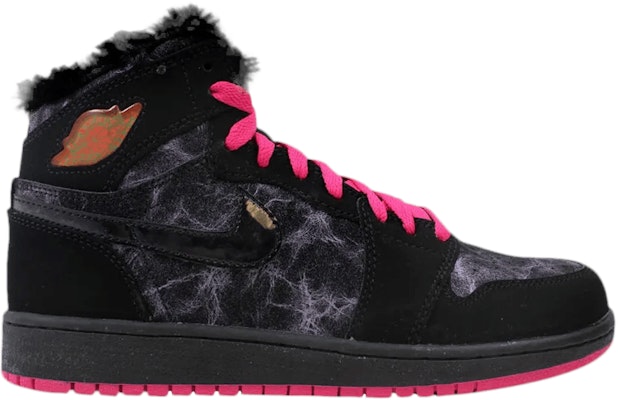 Jordan 1 retro high black sales vivid pink