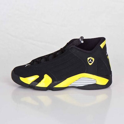 (Grade School) Air Jordan 14 Retro BG 'Thunder' 487524-070 Shop (Grade School) Air Jordan 14 Retro BG 'Thunder' 487524-070