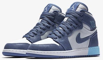 (Grade School) Air Jordan 1 Retro High GG 'Blue Moon' 332148-407 (Grade School) Air Jordan 1 Retro High GG 'Blue Moon' 332148-407