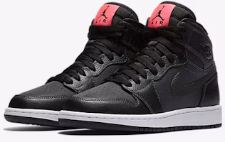(Grade School) Air Jordan 1 Retro High 'Black Pink' 332148-004 (Grade School) Air Jordan 1 Retro High 'Black Pink' 332148-004