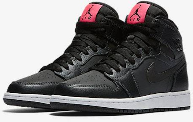 (Anak Sekolah) Air Jordan 1 Retro High 'Hitam Merah Jambu' 332148-004 Buy (Anak Sekolah) Air Jordan 1 Retro High 'Hitam Merah Jambu' 332148-004