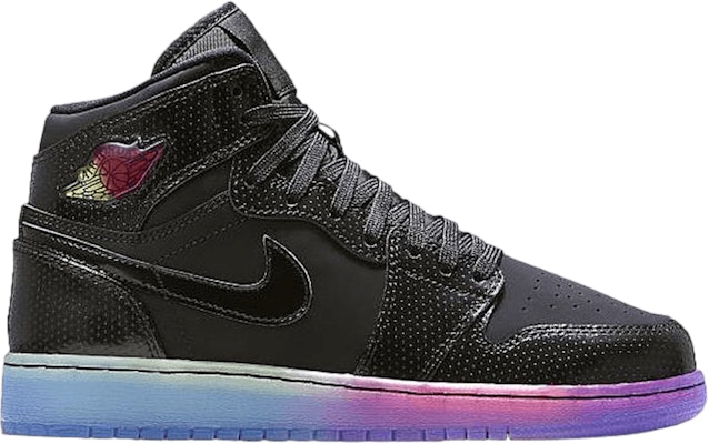 Grade School Air Jordan 1 Retro Hi Premium Fuchsia 705296 025