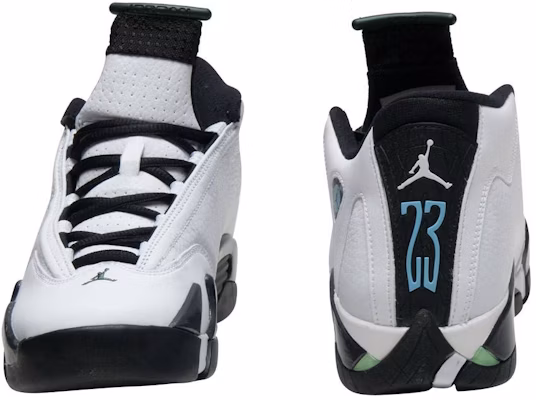 Air jordan top 14 oxidized green