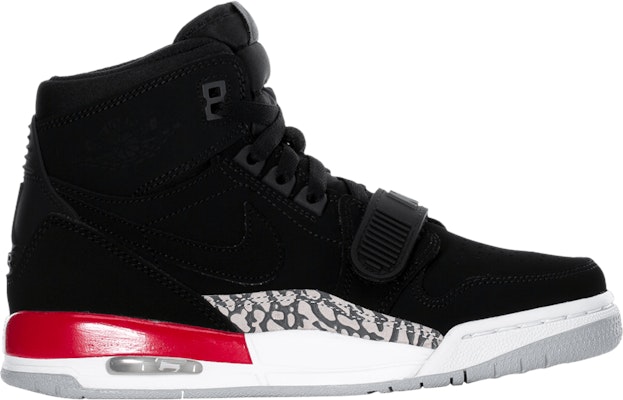 Grade School Air Jordan Legacy 312 Black Fire Red AT4040 060