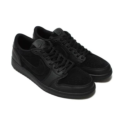 Jordan 1 Retro Low PRM 'Triple Black'