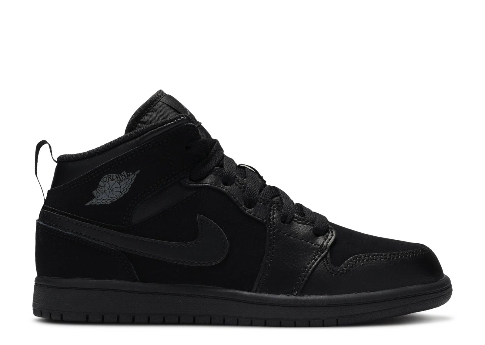 nike air jordan 1 mid black dark grey