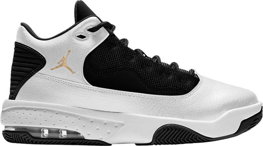 Air Jordan Max Aura 2 'White Black Gold' (GS) - CN8094-107 - Novelship