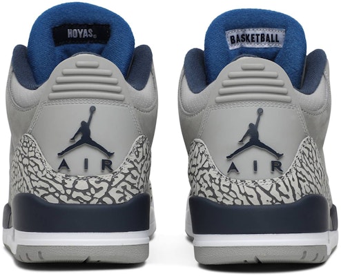 Air Jordan 3 'Georgetown Hoyas' Edisi Khas AJ3-838946 Details for Air Jordan 3 'Georgetown Hoyas' Edisi Khas AJ3-838946