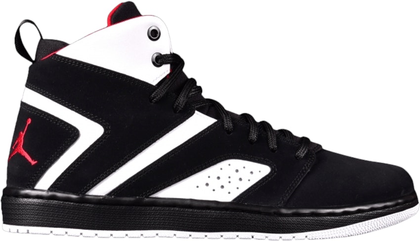 Nike air jordan flight legend black red white outlet