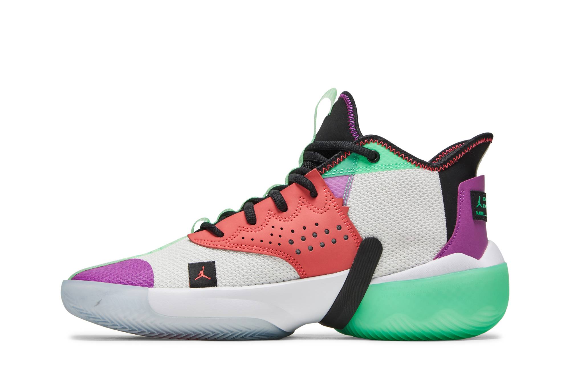 Lookbook Air Jordan React Elevation '白色紫红' CK6618-101