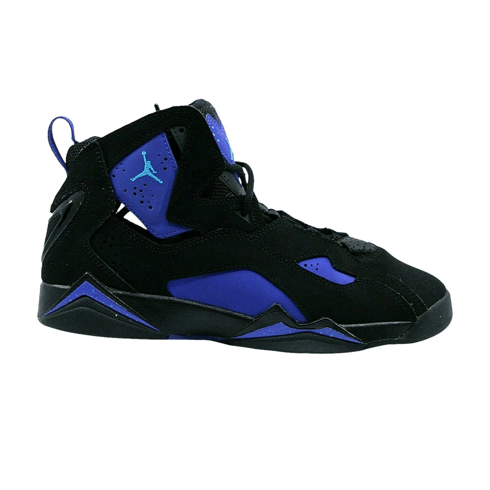 black and purple and blue jordans