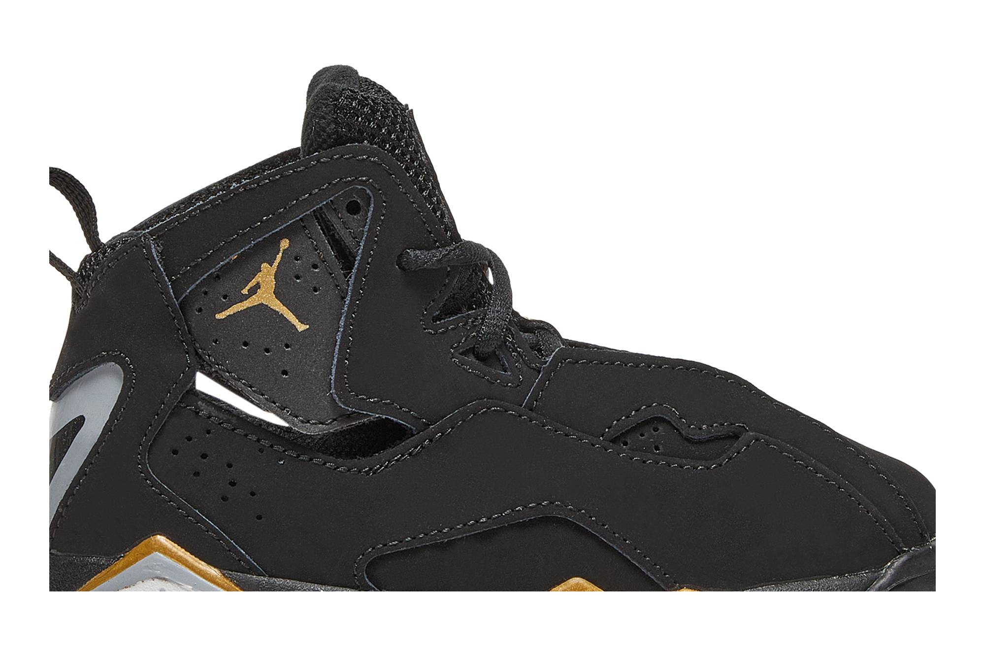 jordan true flight black metallic gold mens