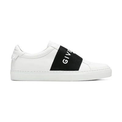 (W) Givenchy Strap 'Urban Street Logo - White Black Webbing'