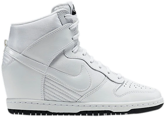 Nike dunk sky hi white mesh hotsell