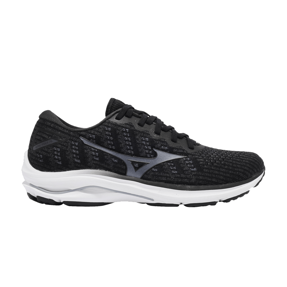 Mizuno Wave Rider 25 Waveknit 'Black Grey' J1GC217590 - J1GC217590 ...