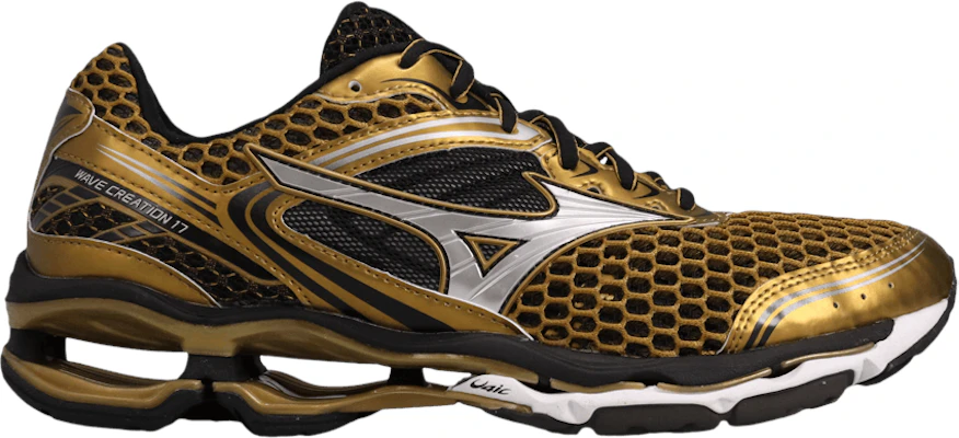 Mizuno Wave Creation 17 Black Gold Grey J1GC151850 J1GC151850