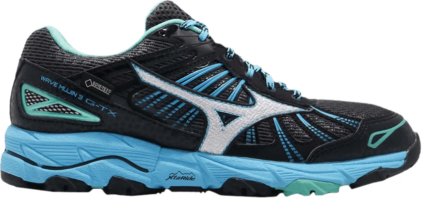 Women Mizuno Wave Mujin 3 G TX Black Blue J1GD165703