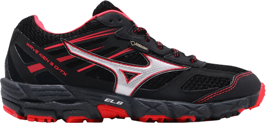 Women Mizuno Wave Kien 3 G TX Black Pink Silver J1GK165903