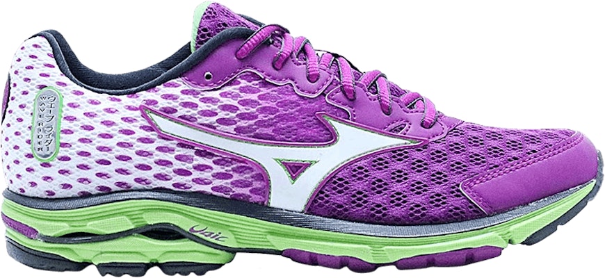 Women Mizuno Wave Rider 18 Purple J1GD150301 J1GD150301