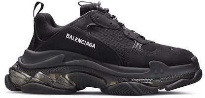 Balenciaga Triple S Sneaker 'Clear Sole - Black' 541624-W2FB1-1000 Balenciaga Triple S Sneaker 'Clear Sole - Black' 541624-W2FB1-1000