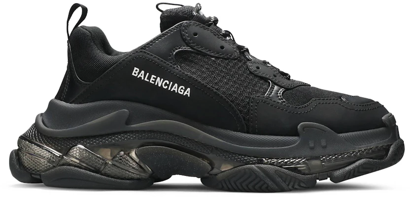 Balenciaga Triple S Sneaker 'Clear Sole - Hitam' 541624-W2FB1-1000 Buy Balenciaga Triple S Sneaker 'Clear Sole - Hitam' 541624-W2FB1-1000