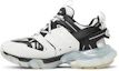 Lookbook (W) Balenciaga Track Sepatu 'Sol Transparan - Putih Hitam' 647741-W3BZ2-9010