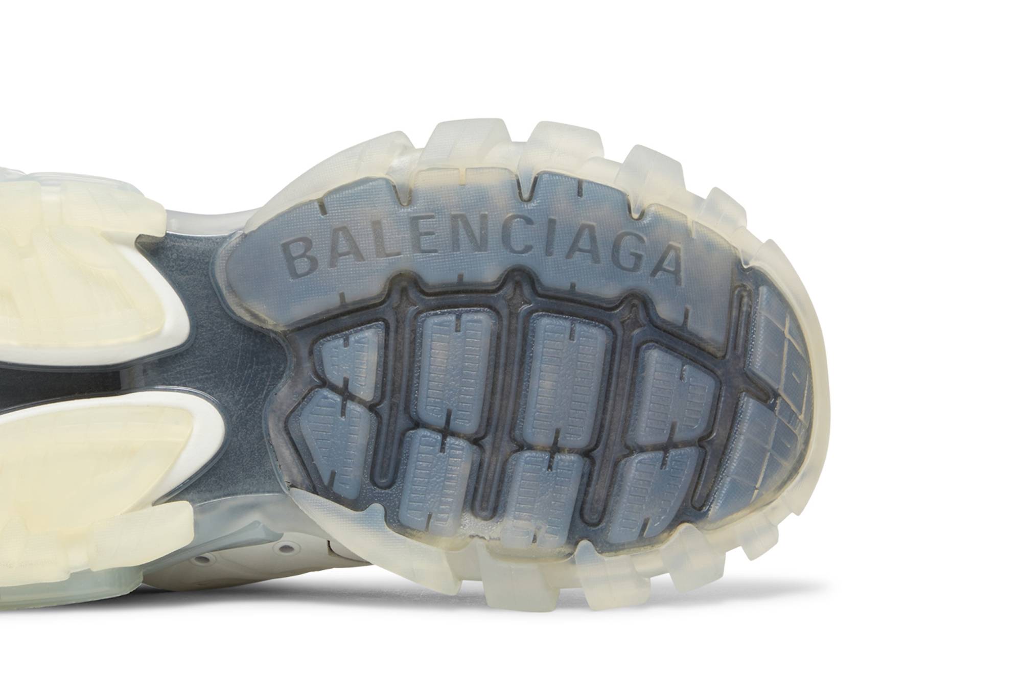 Purchase (W) Balenciaga Track Sepatu 'Sol Transparan - Putih Hitam' 647741-W3BZ2-9010