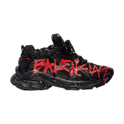 Balenciaga RNNR Sneaker 'Graffiti - Black Red'