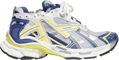 Balenciaga Runner Sneaker 'White Blue Yellow' 677403-W3RB5-9174 Balenciaga Runner Sneaker 'White Blue Yellow' 677403-W3RB5-9174