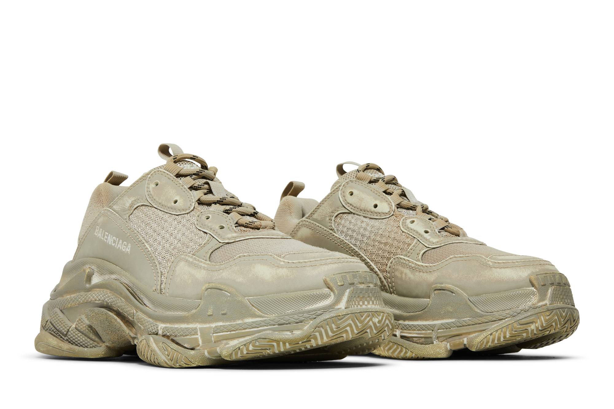 (W) Balenciaga Triple S Sneaker 'Light Beige Faded' 圖 8