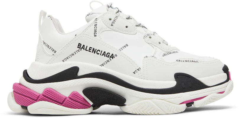 White and 2025 pink balenciaga