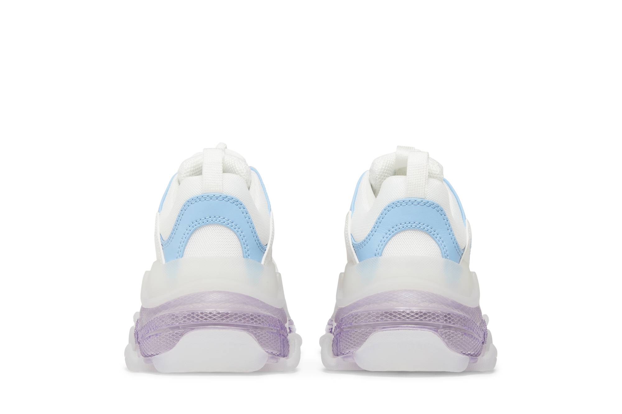 (W) Balenciaga Triple S 'Clear Sole - Light Blue Purple' 圖 6