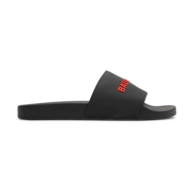 Balenciaga Pool Slides 'Black Red'