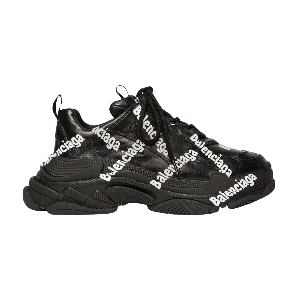 Buy Balenciaga Triple S 'Logotipo - Negro' 536737-W2FAB-1090