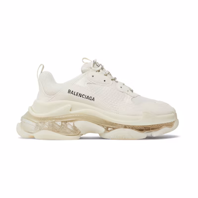 (W) Balenciaga Triple S Sneaker 'Clear Sole - Eggshell'