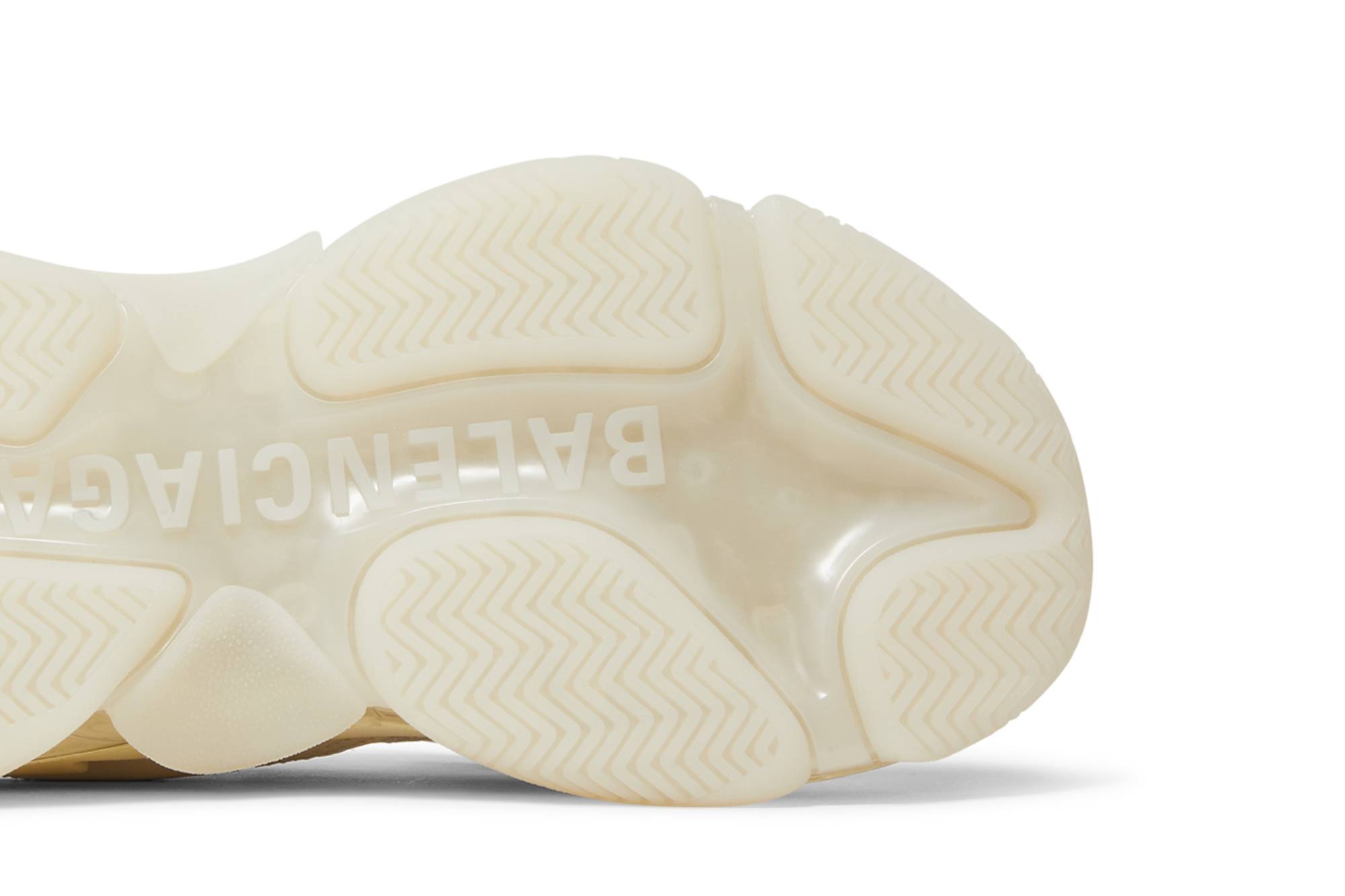 Purchase (W) Balenciaga Triple S Sneaker 'Tapak Jernih - Kulit Telur' 544351-W2GA1-9100