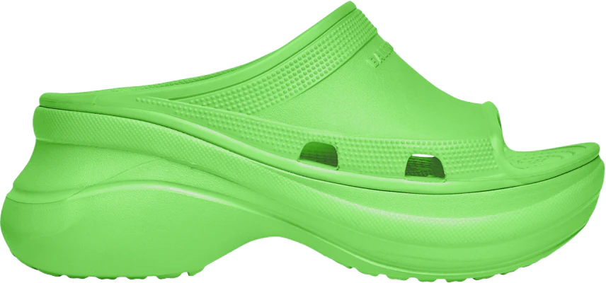 Lime green crocs women's on sale