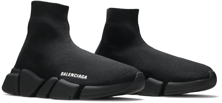 (W) 巴黎世家 Speed 2.0 运动鞋 '黑色' 617196-W2DB1-1013 Cheap (W) 巴黎世家 Speed 2.0 运动鞋 '黑色' 617196-W2DB1-1013