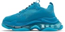 Lookbook Balenciaga Triple S Sneaker 'Clear Sole - Biru' 541624-W2GA1-4810