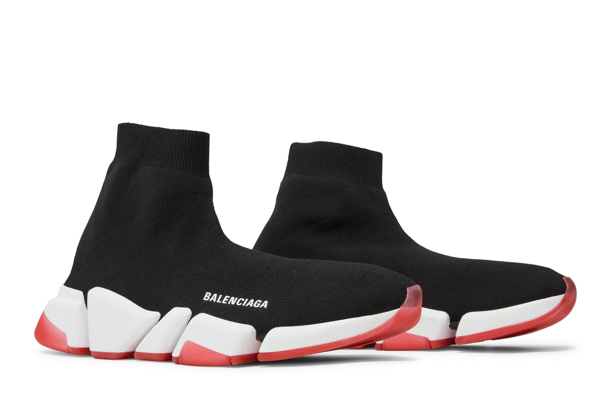 Cheap 巴黎世家 Speed 2.0 运动鞋 '黑红色' 654020-W2DI2-1096