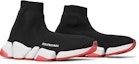 Cheap Balenciaga Speed 2.0 Sneaker 'Hitam Merah' 654020-W2DI2-1096