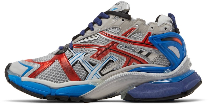 Balenciaga Runner Sneaker 'Kelabu Merah Biru' 677403-W3RB6-1264 Lookbook Balenciaga Runner Sneaker 'Kelabu Merah Biru' 677403-W3RB6-1264