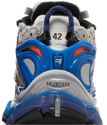 Balenciaga Runner Sneaker 'Kelabu Merah Biru' 677403-W3RB6-1264 Sizing Balenciaga Runner Sneaker 'Kelabu Merah Biru' 677403-W3RB6-1264