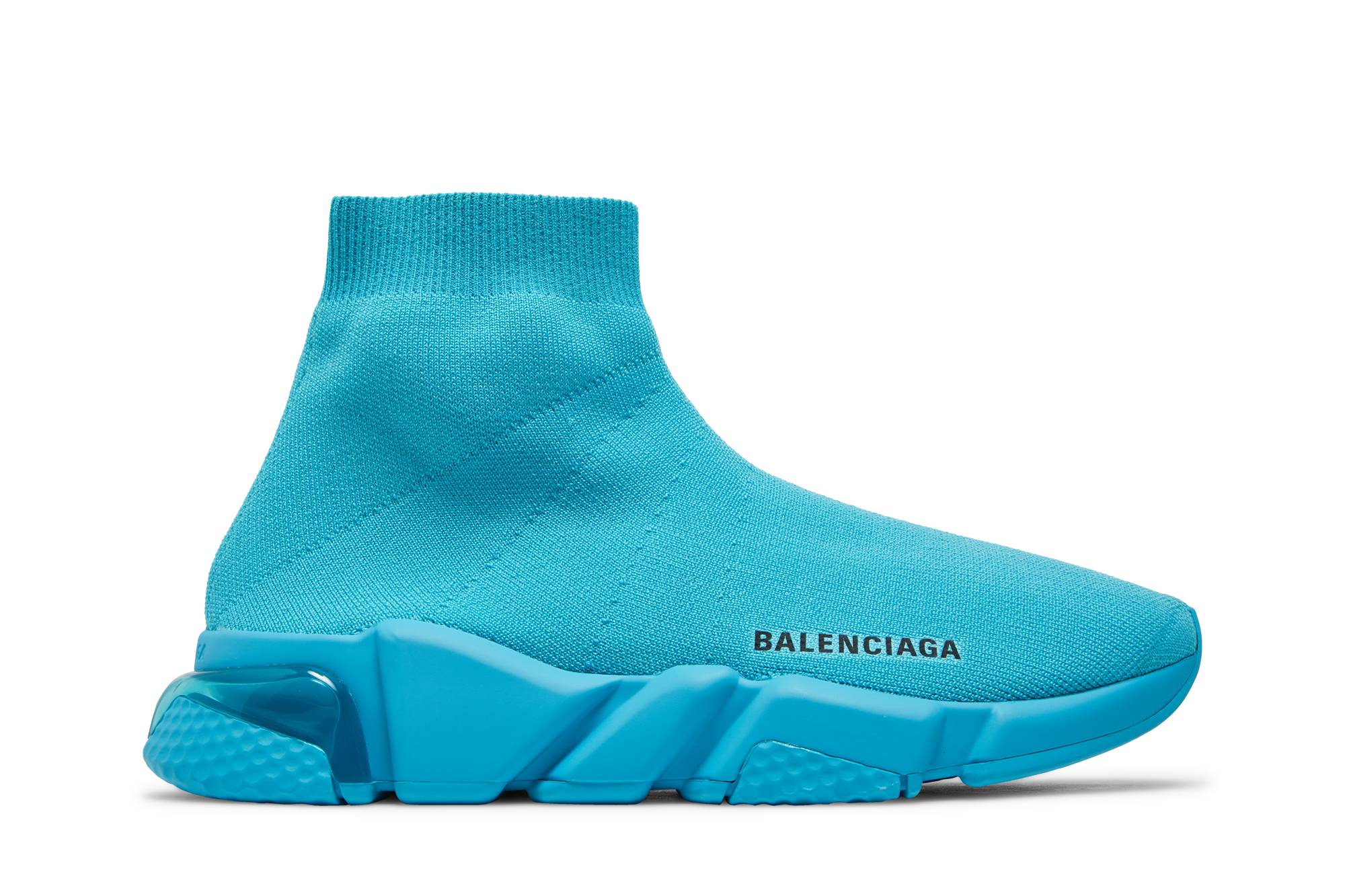 Buy (W) Balenciaga Speed Sneaker 'Sole Transparan - Biru Muda' 607543-W2DBL-4725