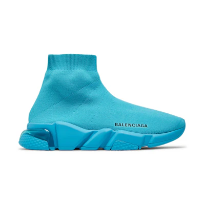 (W) Balenciaga Speed Sneaker 'Clear Sole - Light Blue'