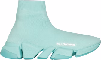 (Women) Balenciaga Speed 2.0 Sneaker 'Transparent Sole - Green' 654045-W2DI4-3412 (Women) Balenciaga Speed 2.0 Sneaker 'Transparent Sole - Green' 654045-W2DI4-3412