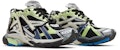 (W) Balenciaga Runner Sneaker 'Kelabu Biru Hijau' 677402-W3RB5-5179